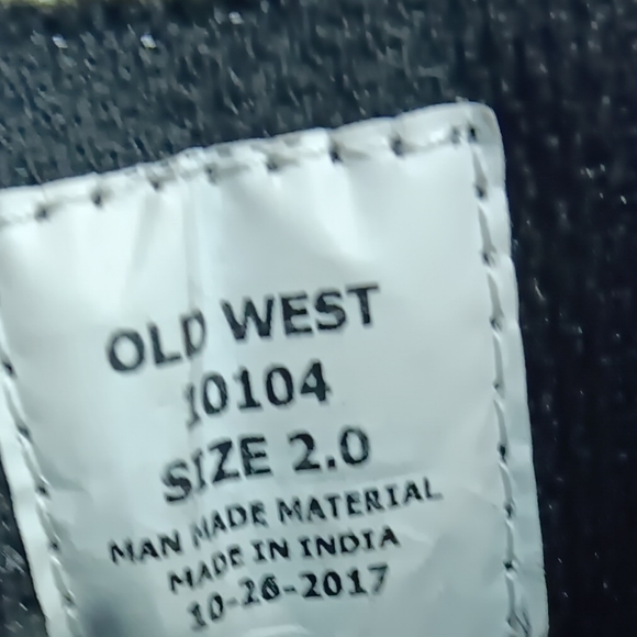 Old west infant girl boots size 2.0 - Picture 2 of 6